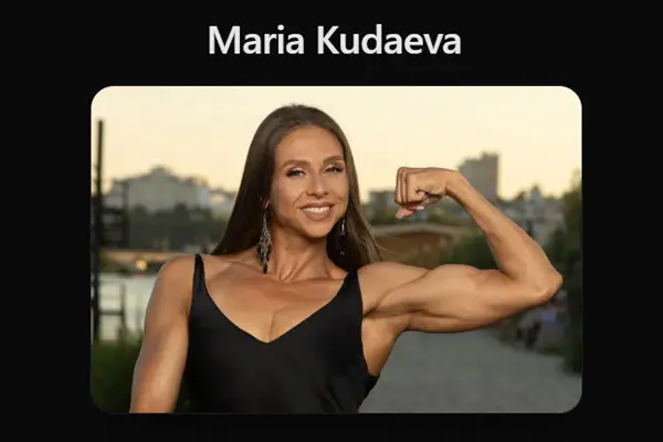 Maria Kudaeva Iron Mother official website homepage, fitness model platform with exclusive content and updates